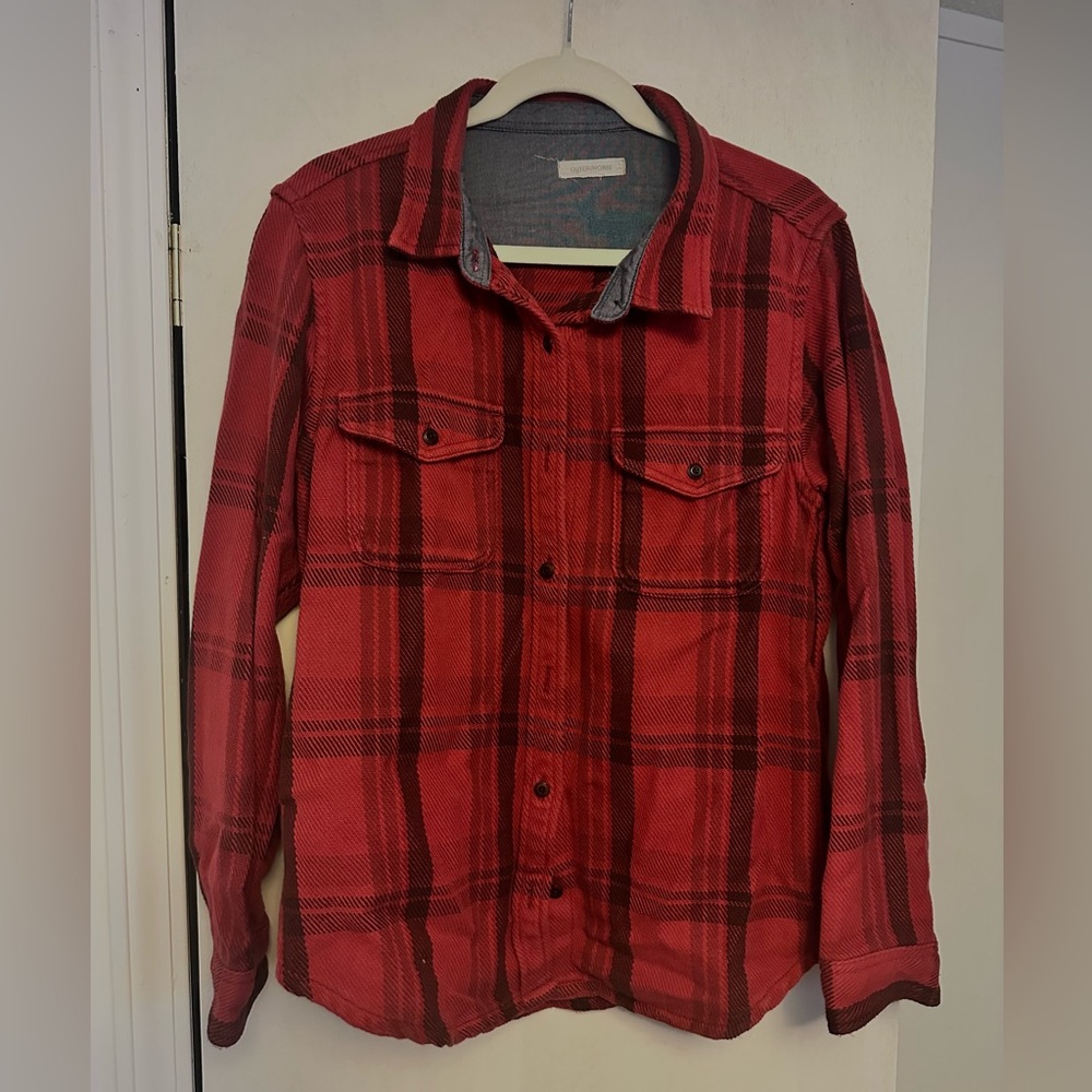 Outerknown Women’s Red Checkered Shirt